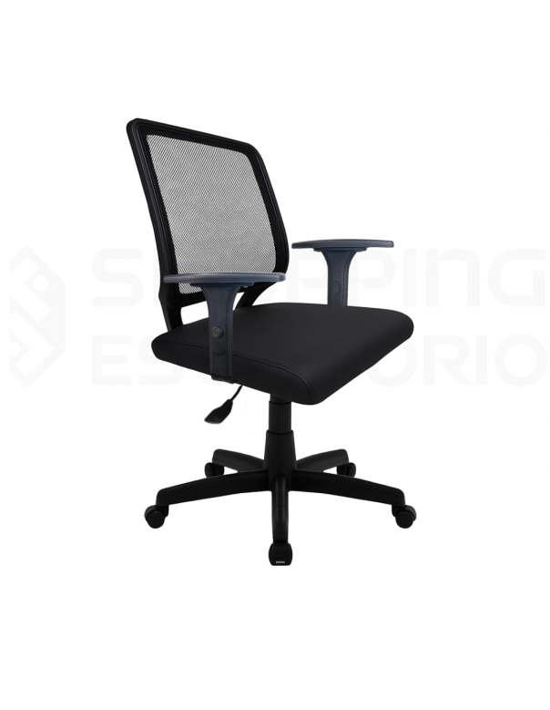 Cadeira Tela Staff encosto fixo