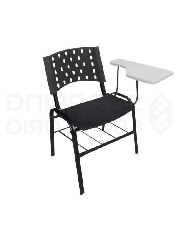 Cadeira Universitária PP Prancheta Fixa