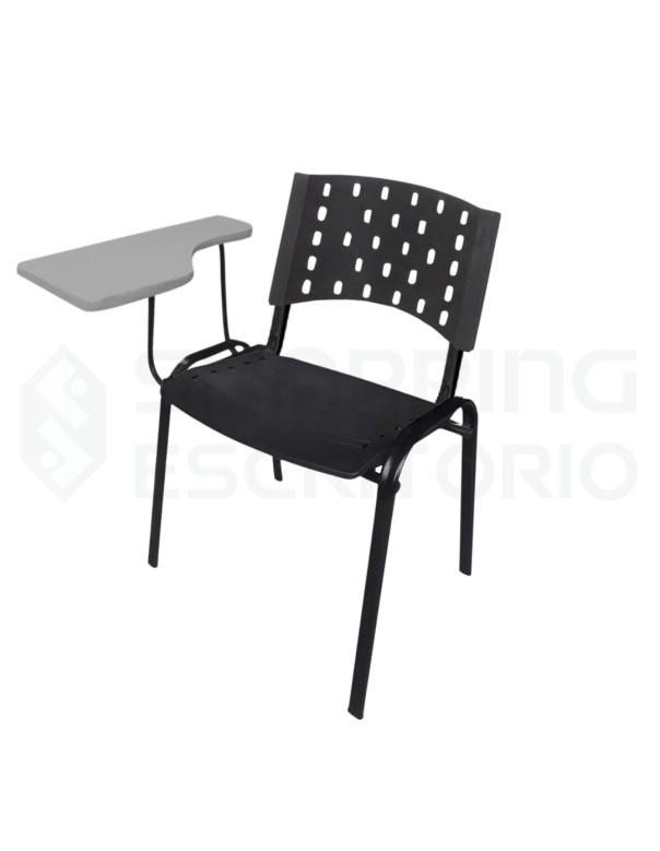 Cadeira Universitária PP Prancheta Fixa