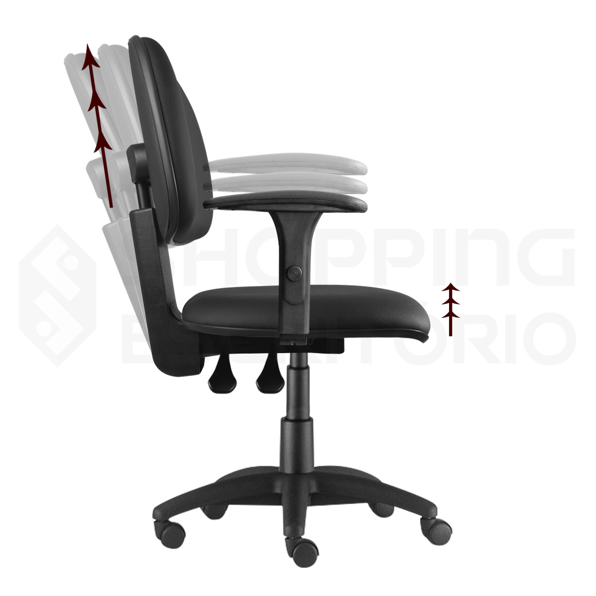 Cadeira Giratória Ergonômica Secretária Back